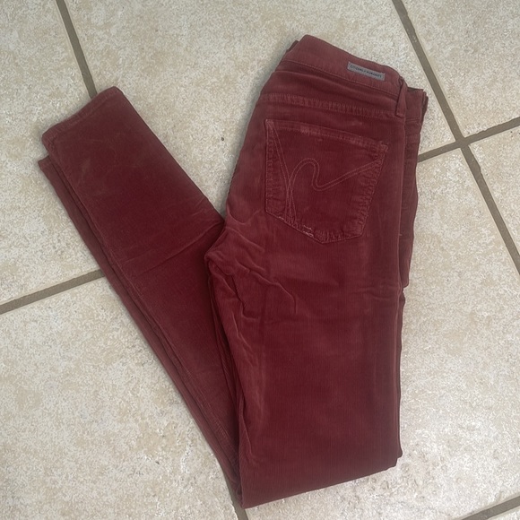 Citizens Of Humanity Denim - Host Pick! Citizens of Humanity Corduroy Low Rise Skinny Jeans